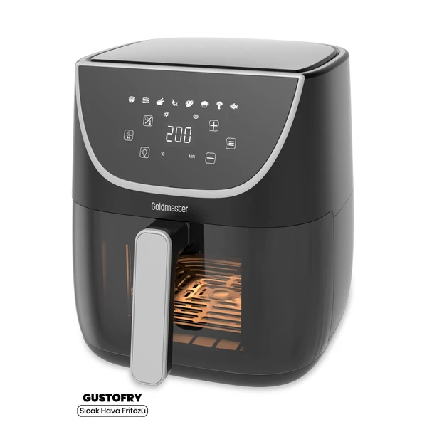 gustofry 1700w xl touch airfryer hot air fryer